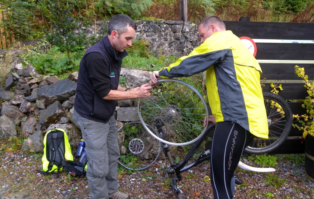 Fixing a puncture