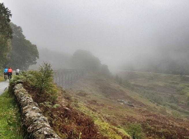 Glen Ogle Viaduct cycling